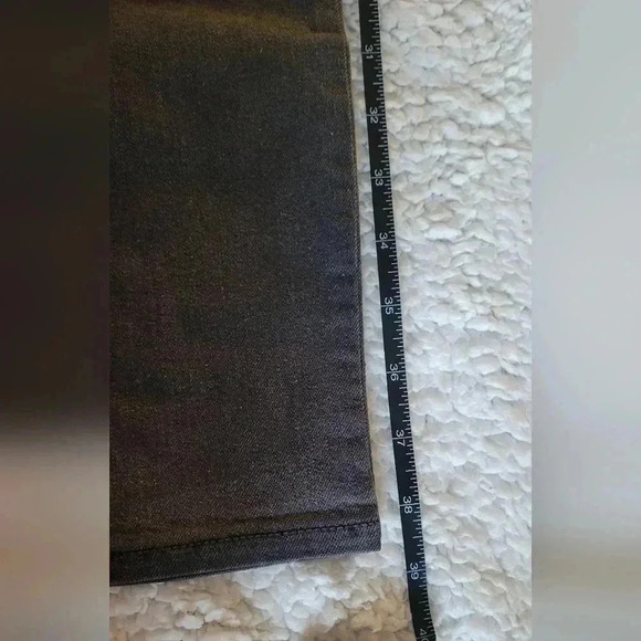 Old Navy Womens extra long, dark gray, mid rise, skinny jeans, Size 2 Long - Picture 4 of 7